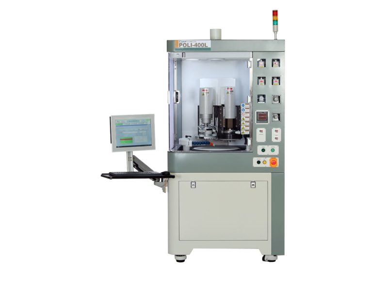 Front view of GnP POLI-400L a CMP system.