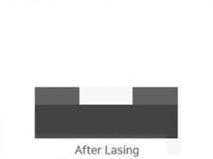 Illustration after Laser Cleaning - no particles left