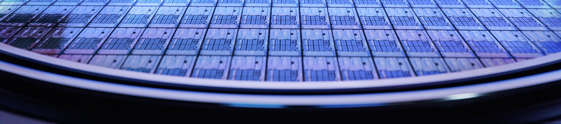 Photography of a Wafer in the Fab