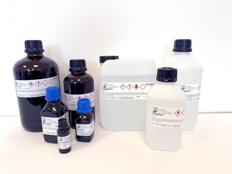 Pictures of the various products
